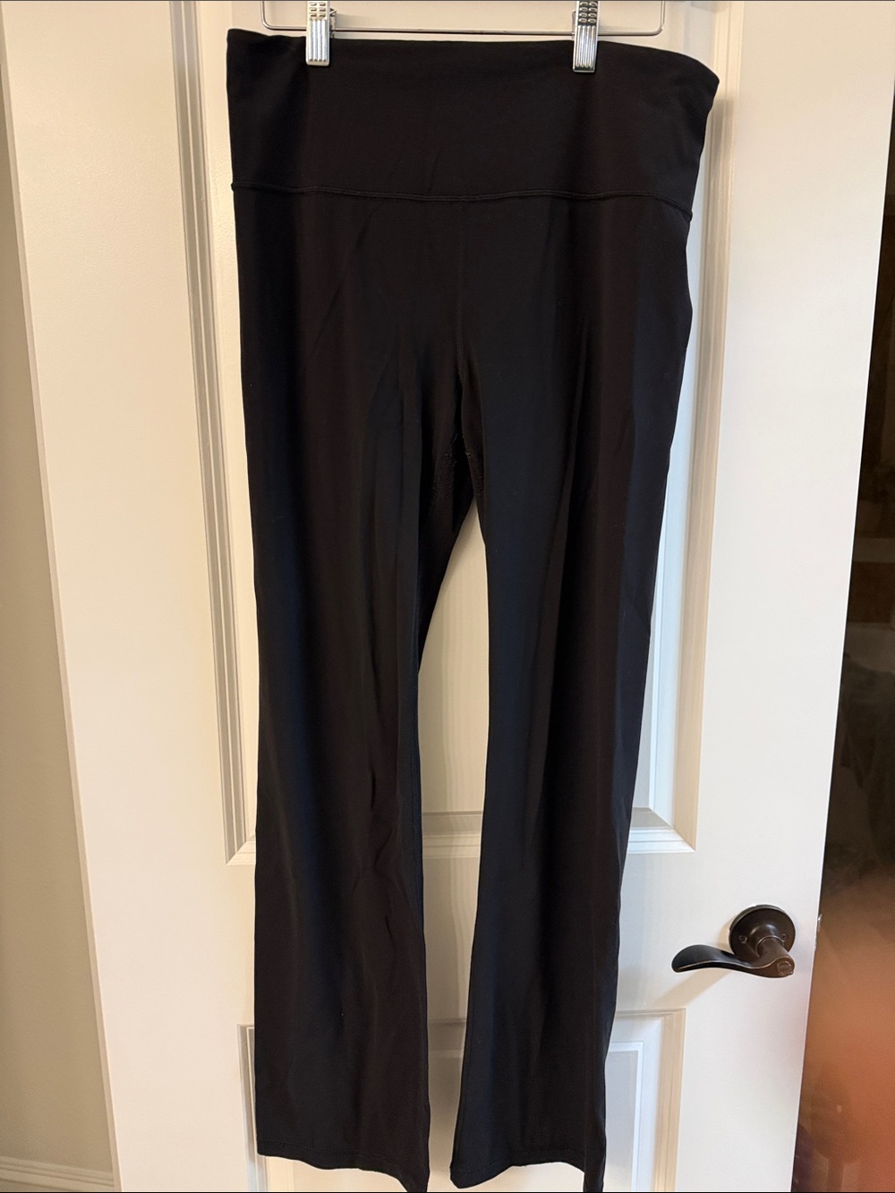 Athleta Black Wide-Leg High-Rise Flow Pants